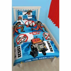 Disney Star Wars Title Reversible Duvet Cover Bedding Set (Single & Double) For Male