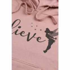 Disney Believe In Fairies Cotton Cropped Hoodie For Female -Mickey Mouse Shirts Shop unnamed file 2512