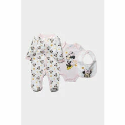 Disney Baby Minnie Mouse 3-Piece Gift Set For Female -Mickey Mouse Shirts Shop unnamed file 2539