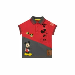 Disney Mickey Mouse Patchwork Polo Shirt For Male -Mickey Mouse Shirts Shop unnamed file 2570