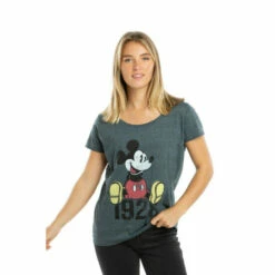 Disney Mickey Mouse Year Cotton T-shirt For Female