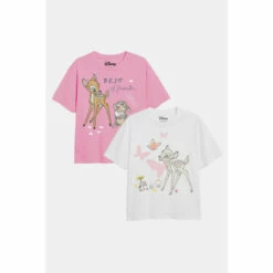 Disney Bambi & Friends Girls T-Shirt 2 Pack For Female -Mickey Mouse Shirts Shop unnamed file 2647
