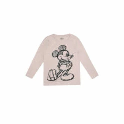 Disney Mickey Mouse Art Sketch Cotton Sleep Set For Female -Mickey Mouse Shirts Shop unnamed file 2687