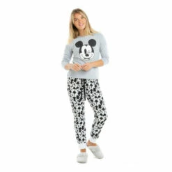 Disney Mickey Mouse Cheeky Wink Cotton Sleep Set For Female -Mickey Mouse Shirts Shop unnamed file 2703