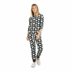 Disney Mickey Mouse Ditsy Cotton Sleep Set For Female -Mickey Mouse Shirts Shop unnamed file 2730