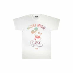 Disney 1928 Mickey Mouse Coloured Boyfriend T-Shirt For Female