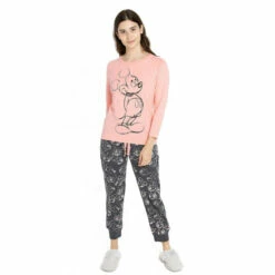 Disney Mickey Mouse Hand Drawn Cotton Sleep Set For Female -Mickey Mouse Shirts Shop unnamed file 2830