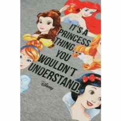 Disney A Princess Thing Cotton T-shirt For Female -Mickey Mouse Shirts Shop unnamed file 319