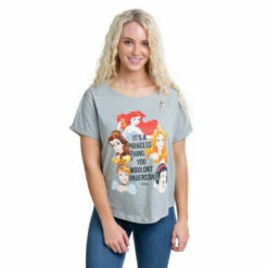 Disney A Princess Thing Cotton T-shirt For Female -Mickey Mouse Shirts Shop unnamed file 320