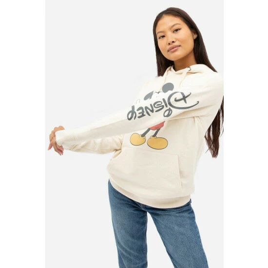 Disney Mickey Mouse Open Arms Womens Pullover Hoodie For Female 2 Disney Mickey Mouse Open Arms Womens Pullover Hoodie For Female - Image 2