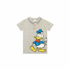 Disney Mickey And Friends Donald Duck Knitted Polo Shirt For Male -Mickey Mouse Shirts Shop unnamed file 395