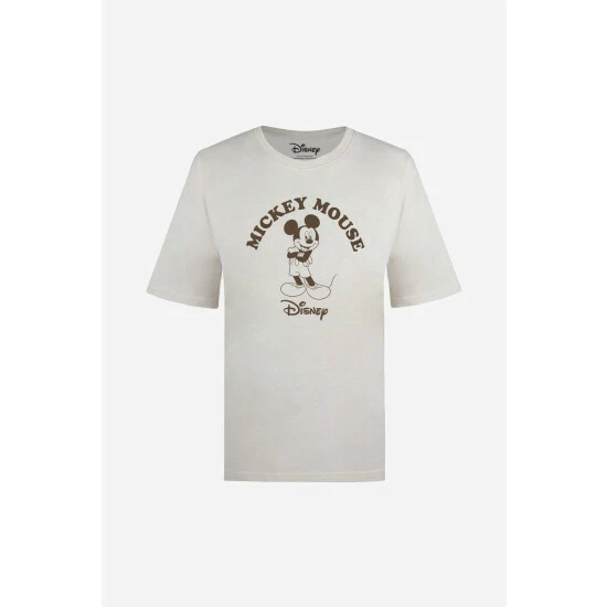 Disney Mickey Mouse Muted Womens Oversized T-Shirt For Female 3 Disney Mickey Mouse Muted Womens Oversized T-Shirt For Female - Image 3