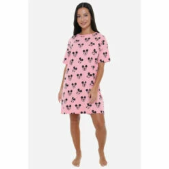 Disney Mickey Mouse Head Aop Womens Sleep Tee For Female -Mickey Mouse Shirts Shop unnamed file 444