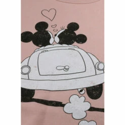 Disney Mickey & Minnie Mouse Hearts Cotton Cropped Sweatshirt For Female -Mickey Mouse Shirts Shop unnamed file 475