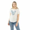 Disney Mickey Mouse Petal Head Cotton T-shirt For Female