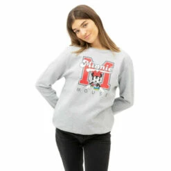 Disney Minnie Mouse Sports Cotton Sweatshirt For Female -Mickey Mouse Shirts Shop unnamed file 499