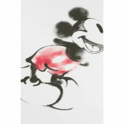 Disney Mickey Mouse Watercolour Cotton T-shirt For Female -Mickey Mouse Shirts Shop unnamed file 512
