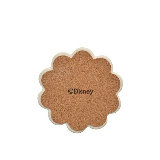 Disney Mickey Scalloped Ceramic Coasters Set Of 4 For Unisex 5 Disney Mickey Scalloped Ceramic Coasters Set Of 4 For Unisex - Image 5