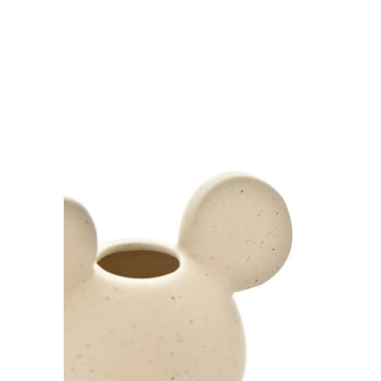 Disney Mickey Head Vase Natural Speckle For Unisex 3 Disney Mickey Head Vase Natural Speckle For Unisex - Image 3