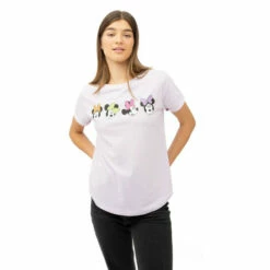 Disney Minnie Mouse Expressions Cotton T-shirt For Female