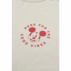 Disney Mickey Mouse Good Vibes Cotton Cropped Sweatshirt For Female -Mickey Mouse Shirts Shop unnamed file 556