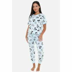 Disney Mickey Mouse & Friends Aop Womens Pj Set For Female