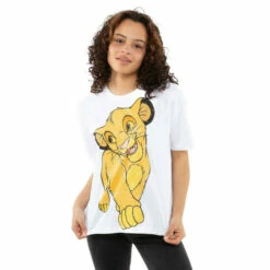 Disney Simba Happy Cotton T-shirt For Female