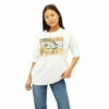 Disney Mickey & Minnie Mouse Lakeside Oversized Cotton T-shirt For Female