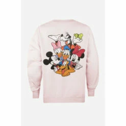 Disney Mickey Mouse & Friends 90&apos;s Gang Womens Crew Sweatshirt For Female -Mickey Mouse Shirts Shop unnamed file 728
