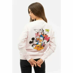 Disney Mickey Mouse & Friends 90&apos;s Gang Womens Crew Sweatshirt For Female -Mickey Mouse Shirts Shop unnamed file 730