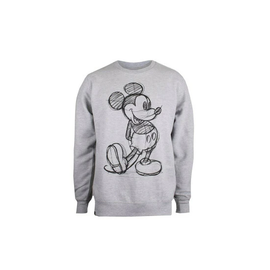 Disney Mickey Mouse Sketch Cotton Sweatshirt For Female 2 Disney Mickey Mouse Sketch Cotton Sweatshirt For Female - Image 2