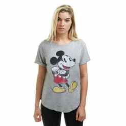 Disney Mickey Mouse Vintage Cotton T-shirt For Female -Mickey Mouse Shirts Shop unnamed file 787