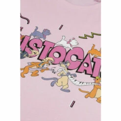 Disney Aristocats Group Oversized Cotton T-shirt For Female -Mickey Mouse Shirts Shop unnamed file 889