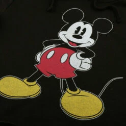Disney Mickey Mouse Classic Cotton Cropped Hoodie For Female -Mickey Mouse Shirts Shop unnamed file 909
