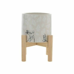Disney Forest Friends Bambi Planter On A Stand 20cm Tall For Unisex -Mickey Mouse Shirts Shop unnamed file 938