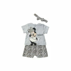 Disney Baby Minnie Mouse Print Cotton 3-Piece Baby Gift Set For Female -Mickey Mouse Shirts Shop unnamed file 943