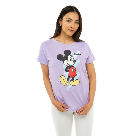 Disney Mickey Mouse Florida Cotton T-shirt For Female 1 Disney Mickey Mouse Florida Cotton T-shirt For Female