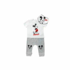 Disney Baby Mickey Mouse Cotton 3-Piece Baby Gift Set For Male